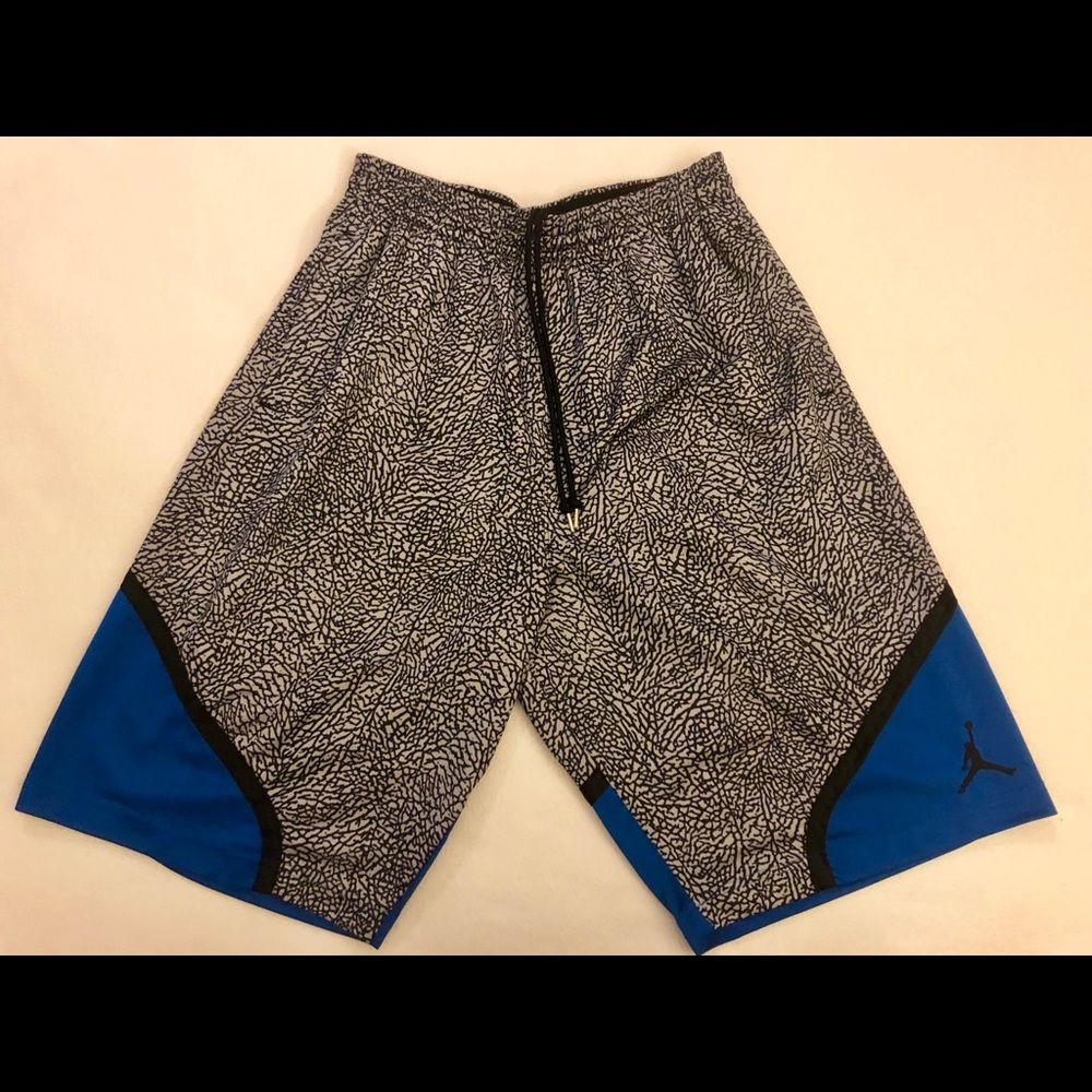 Jordan 3 Retro Sport Blue Shorts, Men’s Size Large